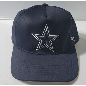 '47 Dallas Cowboys NFL Blue Star Logo Hitch Adjustable Snapback Mesh Trucker Hat
